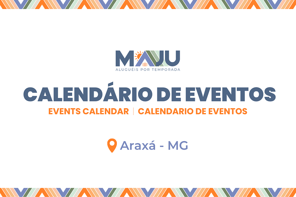 Confira os eventos que já estão confirmados para 2025 em Araxá